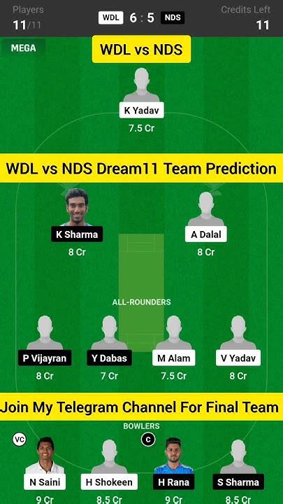 WDL vs SD Today Match Prediction and Betting Tips, Odds and .